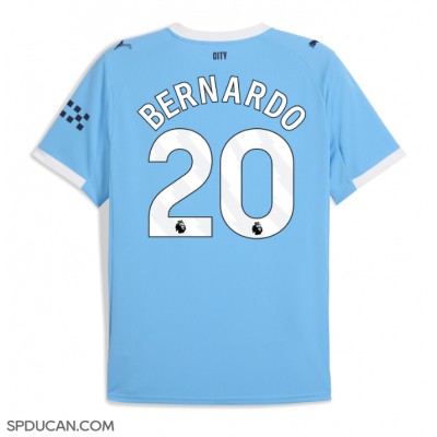 Muški Nogometni Dres Manchester City Bernardo Silva #20 Domaci 2025-26 Kratak Rukav Muški Nogometni Dres Manchester City Bernardo Silva #20 Domaci 2025-26 Kratak Rukav